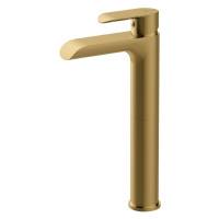 Rubineta Umyvadlová vysoká baterie ULTRA U-18D NEW GOLD OLBAU18DG
