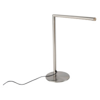 Moderní stolní lampa z oceli s dotykovým stmívačem vč. LED - Douwe