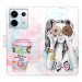 iSaprio flip pouzdro Donut Worry Girl pro Xiaomi Redmi Note 13 Pro 5G / Poco X6 5G