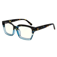 GLASSA Blue Light Blocking Glasses PCG 014, +1,50 dio, modrý vzor