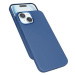 Epico Mag+ kožený kryt iPhone 15 Plus - modrý