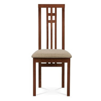 Nejlevnější nábytek - Dřevěná židle Jared, třešeň/potah krémový