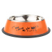 Vsepropejska Empty miska pro psa s tlapkami Barva: Oranžová, Rozměr (cm): 15