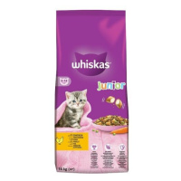 Whiskas Suché Junior Kuřecí - 14kg