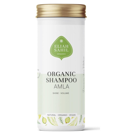 Eliah Sahil Organic Práškový šampon pro lesk a objem Amla a Shikakai 100 g