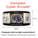 Herní konzole Compact Cyber Arcade 2,5" - 250 her