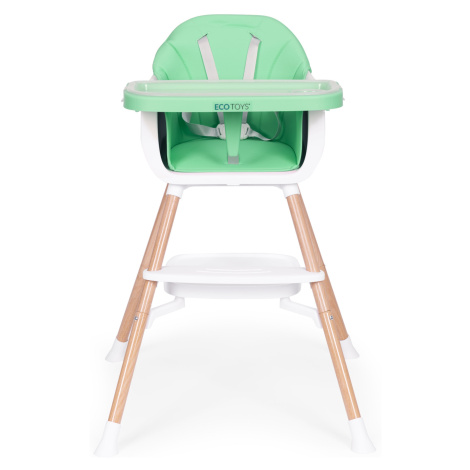 Dětská židlička 2v1 BABY ECOTOYS zelená