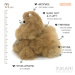 Plyšová hračka Alpaca MINI – HAZELNUT