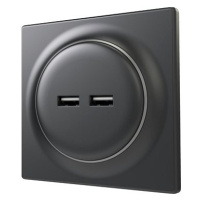 FIBARO Walli USB zásuvka matný antracit