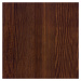 Dřevěná kuchyňská dolní skříňka NGADI, šíře 133 cm, masiv borovice/moření ořech