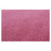 Vopi koberce Kusový koberec Eton růžový 11 kruh - 400x400 (průměr) kruh cm