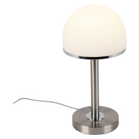 Vintage stolní lampa z oceli včetně LED a dotyku - Bauhaus