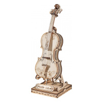 Robotime Rolife 3D dřevěné puzzle Violoncello 58 ks