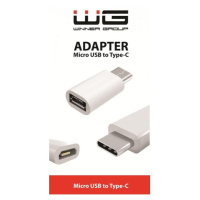 Adaptér WG Micro USB na USB-C, bílá