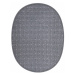 Vopi koberce Kusový koberec Udinese šedý ovál - 160x240 cm