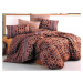 Bavlněné povlečení 240x220,70x90 cm - Ivory brown