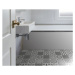 274KT5061 D-C-FIX samolepící podlahové čtverce z PVC Kostky šedobílé, samolepící vinylová podlah