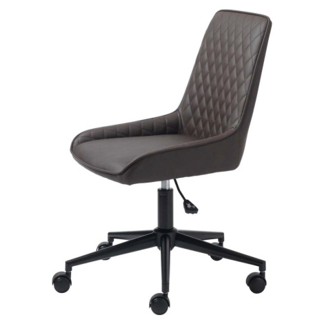 Tmavě hnědá pracovní židle Unique Furniture Milton