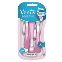 GILLETTE Venus Sensitive Smooth, dámská holítka, 3 ks