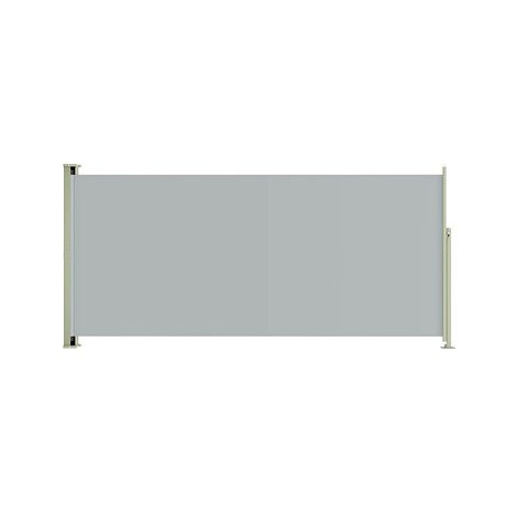 Zatahovací boční markýza 160 x 300 cm šedá SHUMEE