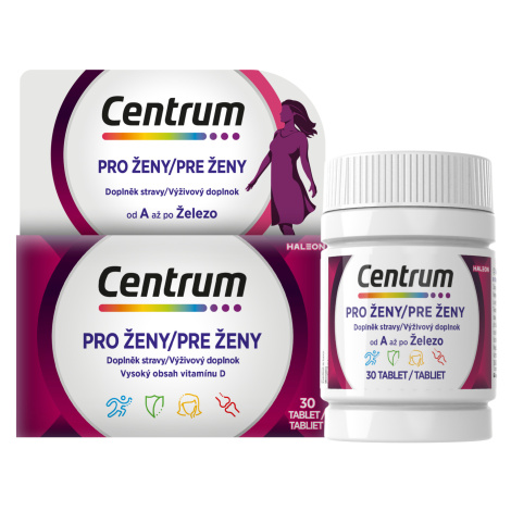 CENTRUM multivitamín pro ženy 30 tablet