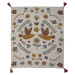 BLOOMINGVILLE MINI Přehoz hnědý Bryn Throw bavlněný 160x130cm