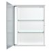 Jokey ENTROBEL 50 x 65 x 14 cm zrcadlová skříňka bílá/hliník
