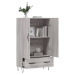 vidaXL Skříň highboard šedá sonoma 69,5 x 31 x 115 cm kompozitní dřevo