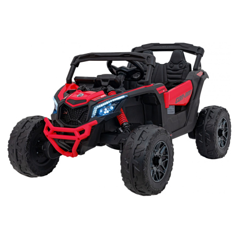 Mamido Elektrické autíčko Buggy Can-Am Maverick 24V 4x200W červené