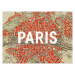 Mapa Paris Map - Historical & Vintage Maps, 40 × 30 cm