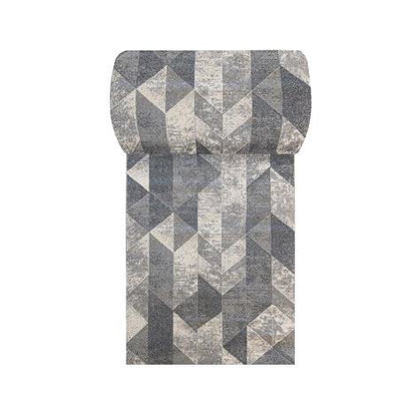 Běhoun koberec Vista šedý 01 v šíři 60 cm
