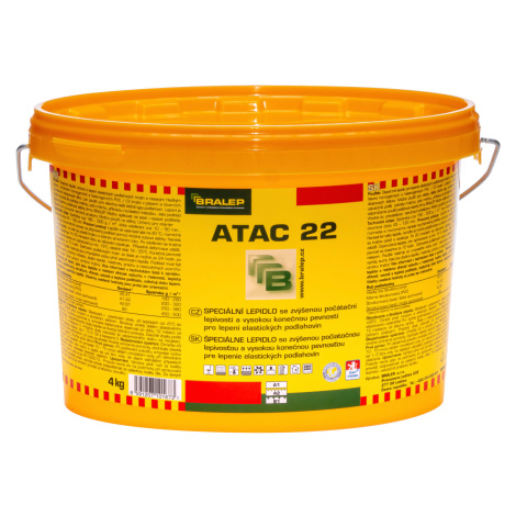 Bralep Disperzní lepidlo na vinyl, PVC a linoleum Bralep ATAC 22 - 4 kg