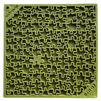 SodaPup lízací podložka Puzzle  20 x 20cm Barva: Zelená