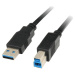 PREMIUMCORD Kabel USB 3.0 A - Micro B 2m, propojovací (M/M)