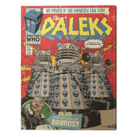 Obraz na plátně Doctor Who - The Daleks Comic, - 60x80 cm