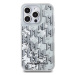 Karl Lagerfeld Liquid Glitter Monogram Gradient Zadní Kryt pro iPhone 14 Pro Max White