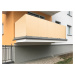 Balkonová zástěna OSLO béžová, výška 80 cm, šířka různé rozměry MyBestHome Rozměr: 80x500 cm roz