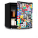 Klarstein Cool Vibe 46+, lednice, 46 l, energetická třída F, VividArt Concept, stickerbomb styl
