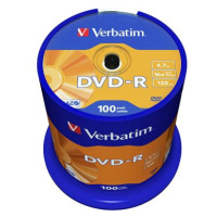 VERBATIM DVD-R AZO 4,7GB, 16x, spindle 100 ks