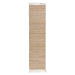 Flair Rugs koberce Běhoun Levi Chenille Jute Natural - 60x230 cm