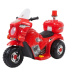 mamido Dětská elektrická motorka Policie červená