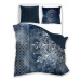 Faro Povlečení ze saténové bavlny Pure Sateen 140x200 cm modré