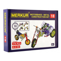 Stavebnice Merkur 018 Motocykly 10 modelů 174 ks