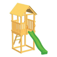 Dětská hrací věž Kiosk 150 s dlouhou skluzavkou