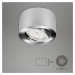 Briloner Stropní bodové svítidlo LED Tube, stříbrná barva