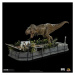 Soška Iron Studios Demi Scale 1/20 Jurassic Park - Rex and Donald Gennaro