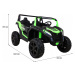 mamido  Dětské elektrické autíčko Buggy UTV Strong 24V nafukovací kola zelené