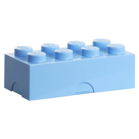 Světle modrý svačinový box LEGO®