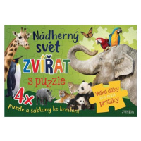 Nádherný svět zvířat s puzzle