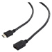 Gembird CABLEXPERT kabel HDMI-HDMI 3m, 1.4, M/F stíněný, zlacené kontakty, prodlužovací, černá -